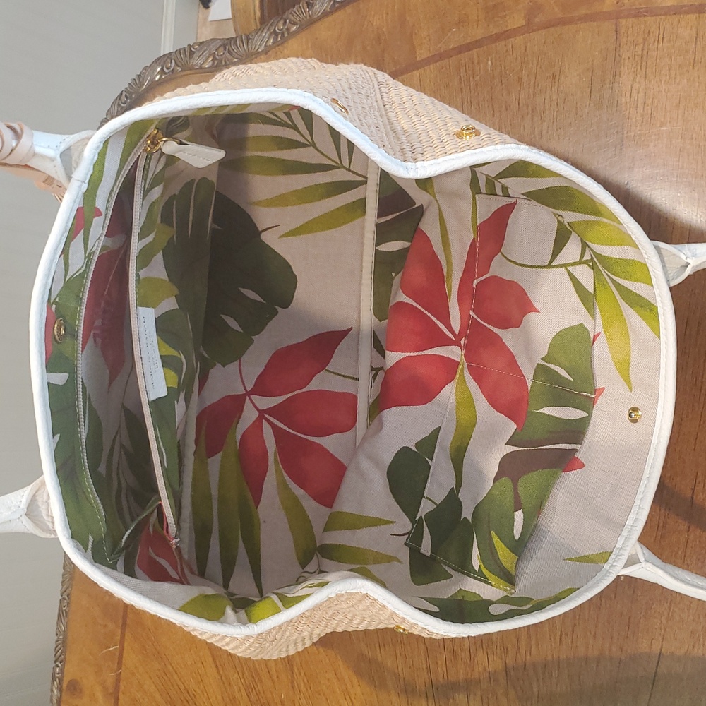 Mark & Graham Rafia Tote Bag - Picture 13 of 14